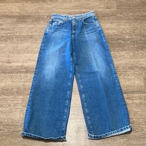 AG Adriano Goldschmied DEVEN high rise ultra wide leg Jeans